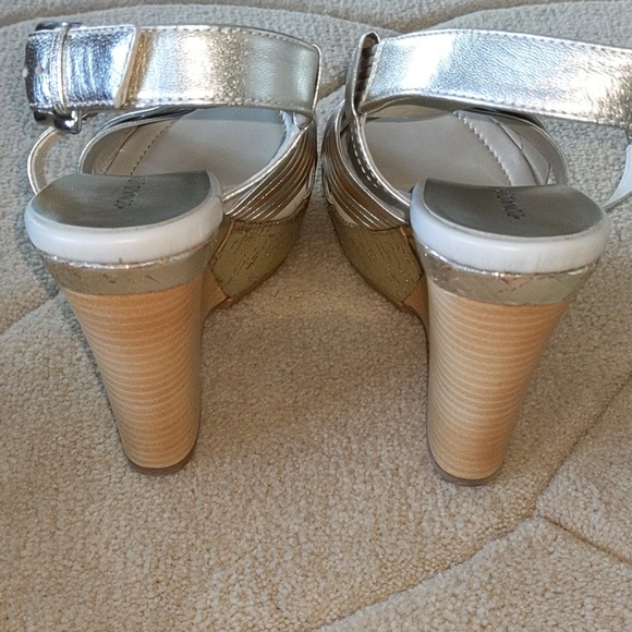 Donald Pliner Strappy Wedge Sandals - Picture 5 of 7